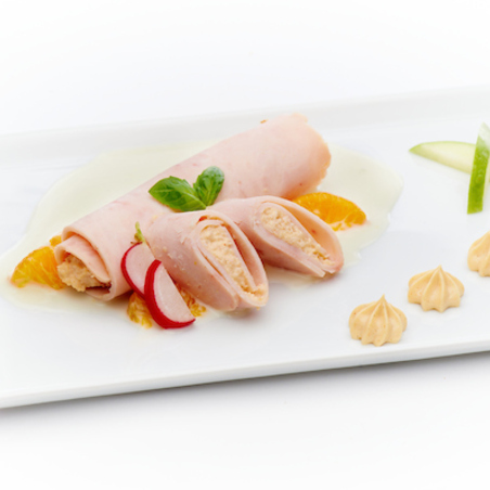 Chicken tonnato met sinaasappelvinaigrette