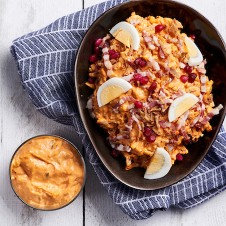 salade de bacon croustillant