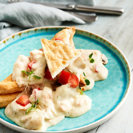 Vol au vent van vis