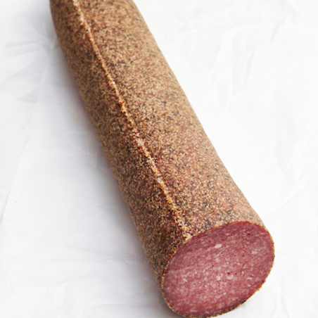 Salami au poivre à maturation rapide