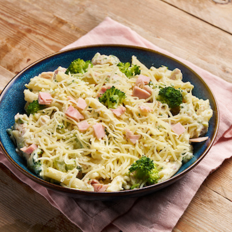 Penne au brocoli et jambon